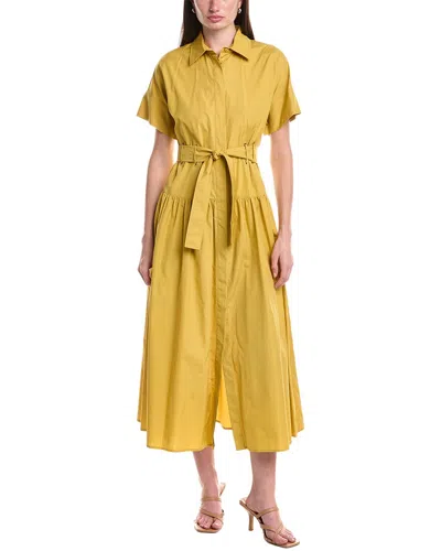 Max Mara Agoraio Maxi Dress In Yellow