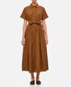 Max Mara Agoraio Popeline Dress In Multicolor