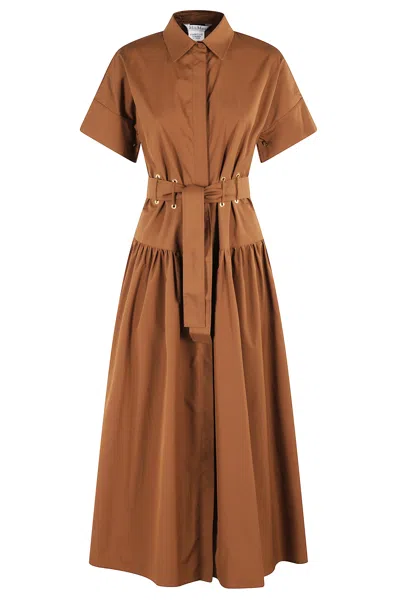 MAX MARA AGORAIO POPELINE DRESS