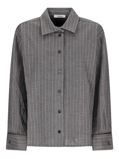 Max Mara Aire Shirt In Gray
