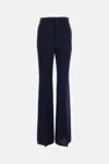 Max Mara Dark Blue Alabama Trousers In Blue
