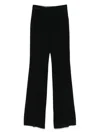 Max Mara Flared 'alabama' Trousers In Black