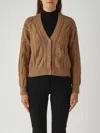 Max Mara Aladino Cardigan In Brown