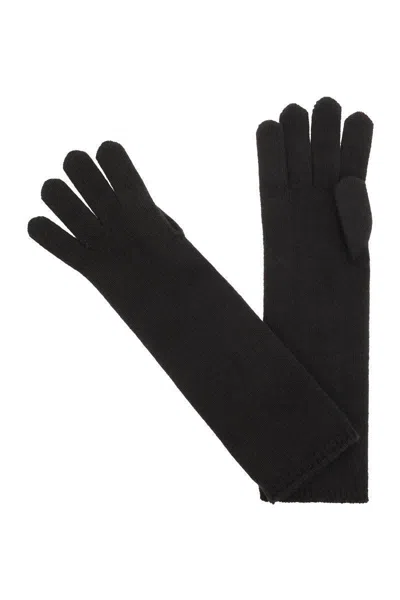Max Mara Maxmara Women Alaggio - Cashmere Gloves In Black