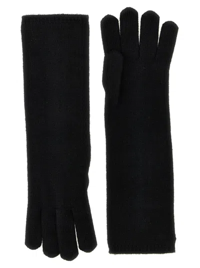 Max Mara 'alaggio' Gloves In Black