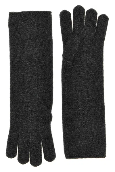 Max Mara 'alaggio' Gloves In Black
