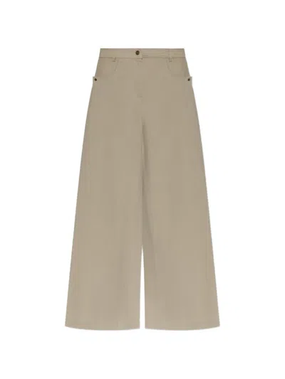 Max Mara Alamaro Wide-leg Jeans In Gray