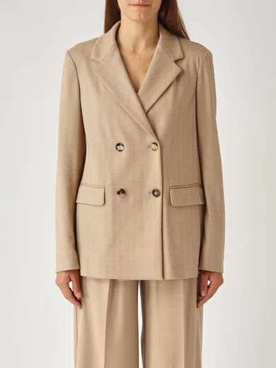 Max Mara Albania Blazer In Brown