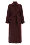 Max Mara Albata1234 Fur Bordeaux In Burgundy