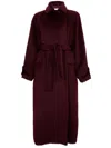 Max Mara Albata1234 Fur Bordeaux In Blue