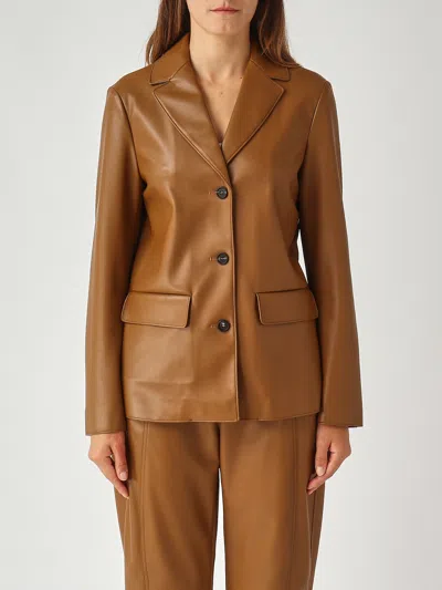 Max Mara Albatro Blazer In Brown