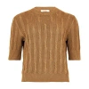 Max Mara Album Linen Sweater In Beige