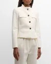 Max Mara Album Wool Jacket In White