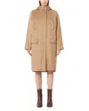 Max Mara Alcade Long Parka In Brown