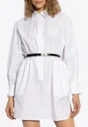 Max Mara Alcade Poplin Oversized Mini Dress Clothing