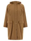 Max Mara Alcade Puffer Jackets Beige In Neutral