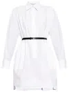 Max Mara Alcade Poplin Oversized Mini Dress Clothing