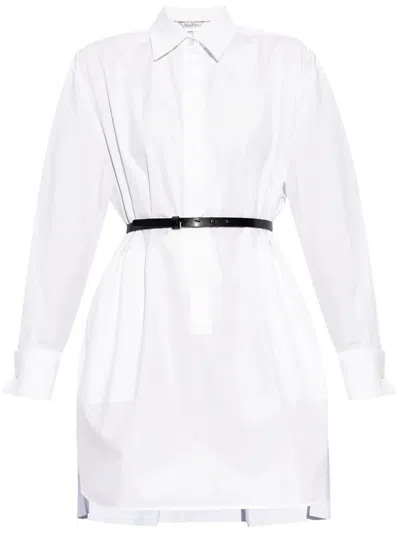 MAX MARA MAX MARA ALCADE POPELINE OVERSIZED MINI DRESS