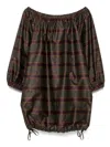 Max Mara Alcamo Mini Dress In Green