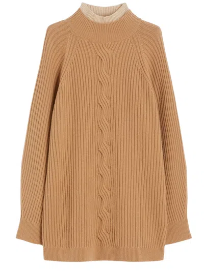 Max Mara Alcazar Sweater In Brown
