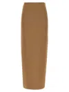 Max Mara Beige Alce Skirt In Brown