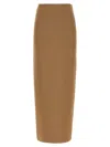 Max Mara Beige Alce Skirt In Brown