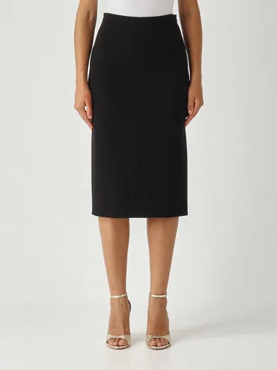 Max Mara Alcool Skirt In Black