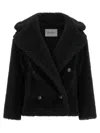 Max Mara Alcuno Coat In Black