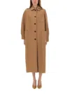 Max Mara Wool-and-cashmere-blend Coat In Beige