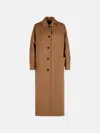 Max Mara 'aldo' Brown Virgin Wool Coat In Brown