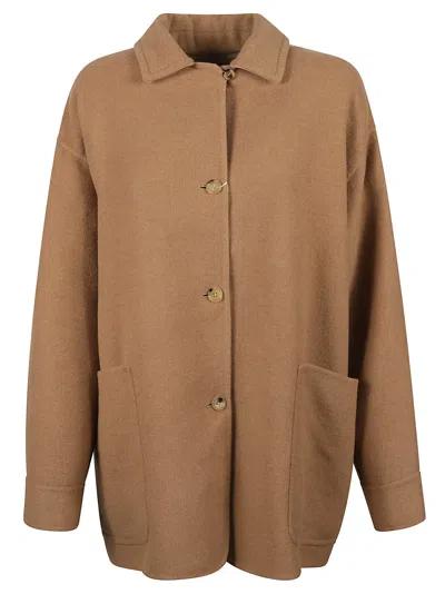 Max Mara Aldo Jacquard Short Coat In Multicolor