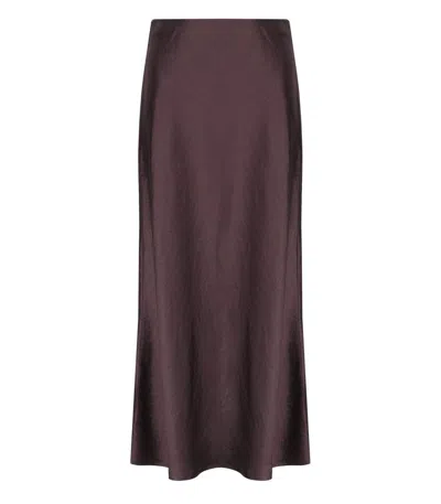 Max Mara Alessio Borgogna Skirt In Purple