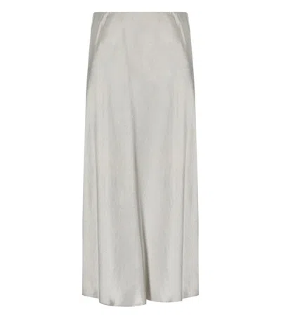 Max Mara Alessio Silver Midi Skirt