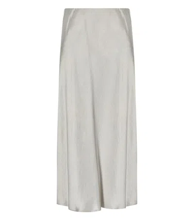 Max Mara Alessio Silver Midi Skirt