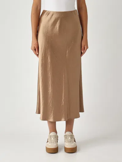Max Mara Alessio Skirt In Gold