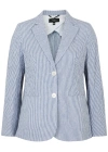 MAX MARA ALETTA STRIPED SEERSUCKER BLAZER