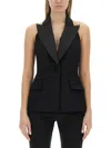 Max Mara Aletta Vest In Black