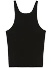 Max Mara Black Alfeo Halter Top In Black