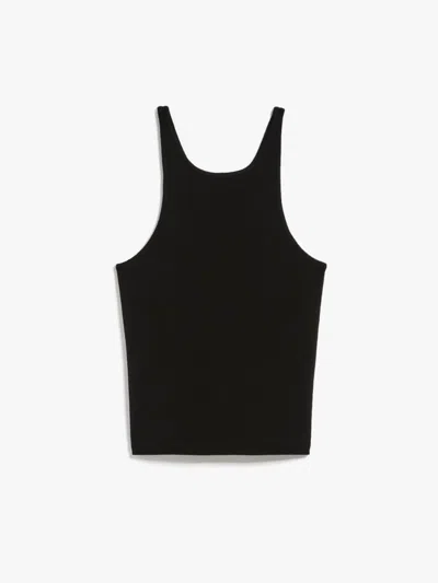 Max Mara Black Alfeo Halter Top