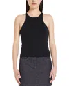 Max Mara Black Alfeo Halter Top In Ultramarin
