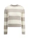 Max Mara Alfeo Sweater In Bianco