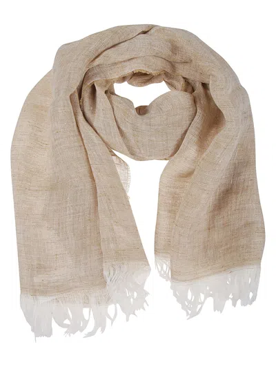 Max Mara Alfredo Stole In Argilla