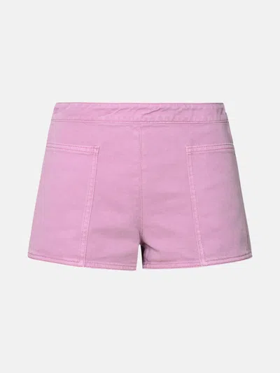 MAX MARA 'ALIBI' WISTERIA COTTON SHORTS