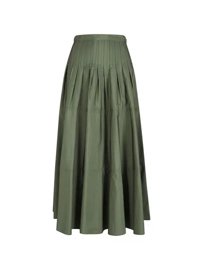 Max Mara A-line Maxi Skirt In Multi