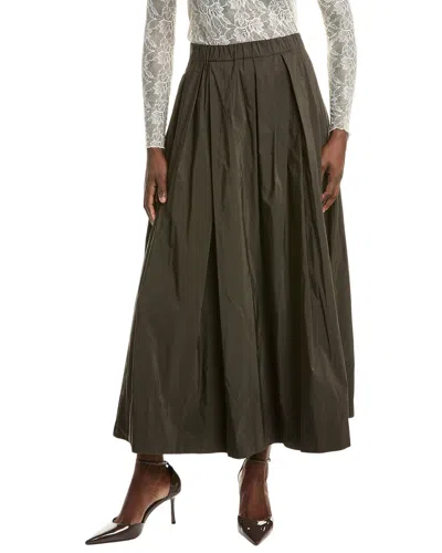 Max Mara A-line Skirt In Green