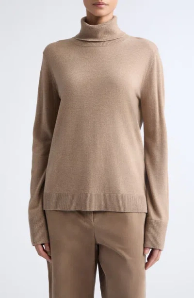 Max Mara Allegra Wool Turtleneck Sweater In Brown