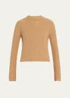 Max Mara Aloa Wool Cashmere Sweater In Camel