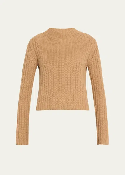 Max Mara Aloa Wool Cashmere Sweater In Neutrals