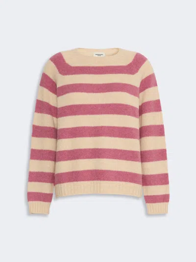 Max Mara Alpaca And Cotton Sweater In Brown