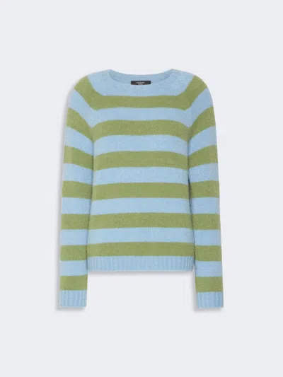 Max Mara Alpaca And Cotton Sweater In Multi